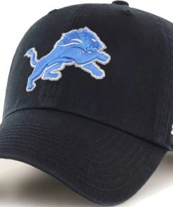 '47 ‘47 Men's Detroit Lions Clean Up Adjustable Black Hat