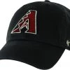 '47 Men's Arizona Diamondbacks Clean Up Black Adjustable Hat -'47 Sales 2022 unnamed file 1643