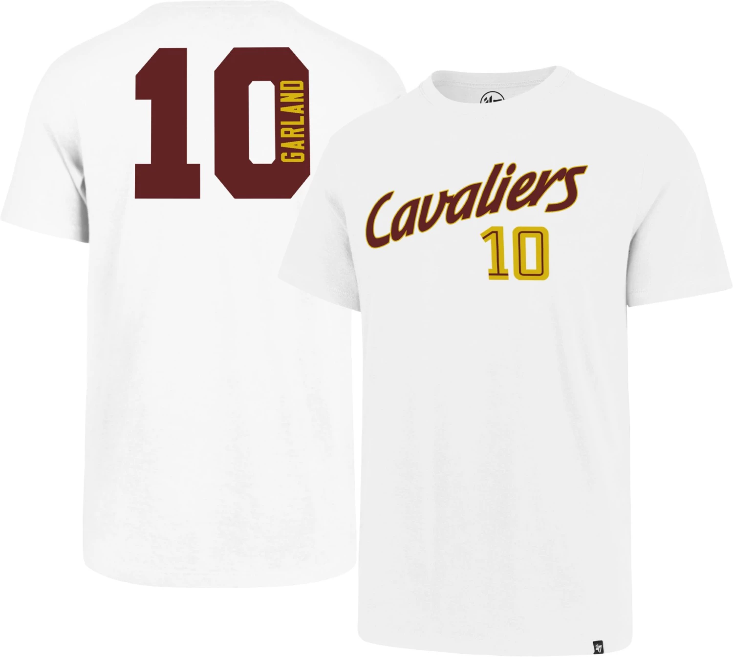 '47 ‘47 Men's Cleveland Cavaliers Darius Garland #10 White T-Shirt 3 '47 ‘47 Men's Cleveland Cavaliers Darius Garland #10 White T-Shirt