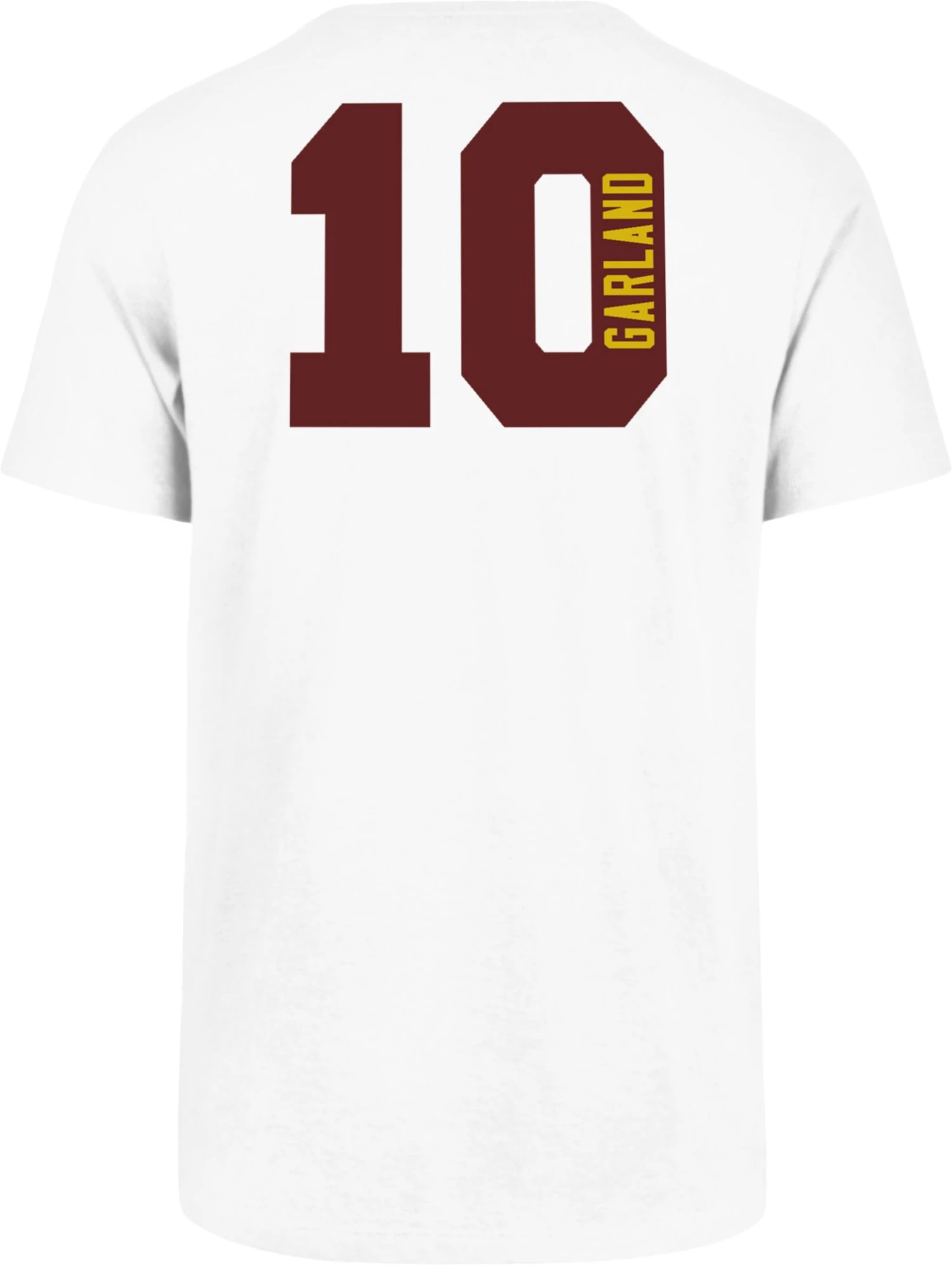 '47 ‘47 Men's Cleveland Cavaliers Darius Garland #10 White T-Shirt 5 '47 ‘47 Men's Cleveland Cavaliers Darius Garland #10 White T-Shirt - Image 3