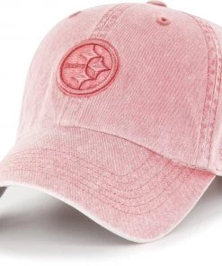 '47 Women's Pittsburgh Steelers Pink Adjustable Clean Up Hat