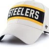 '47 Men's Pittsburgh Steelers Crossroad MVP White Adjustable Hat -'47 Sales 2022 unnamed file 1683