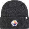 '47 47 Men's Pittsburgh Steelers Brainfreeze Black Cuffed Knit Hat -'47 Sales 2022 unnamed file 1699