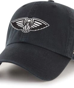'47 ‘47 Men's New Orleans Pelicans Black Cleanup Adjustable Hat
