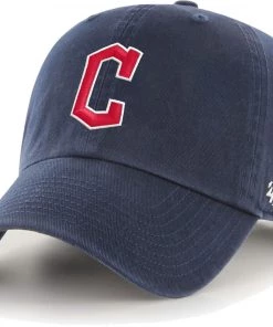 '47 ‘47 Men's Cleveland Guardians Navy Clean Up Adjustable Hat