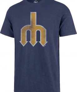 '47 ‘47 Men's Seattle Mariners Navy Scrum T-Shirt