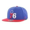 '47 ‘47 Men's Philadelphia 76ers Blue Captain Adjustable Hat -'47 Sales 2022 unnamed file 1797