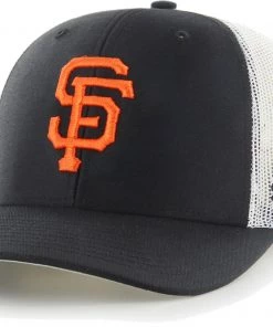 '47 Men's San Francisco Giants Black Adjustable Trucker Hat
