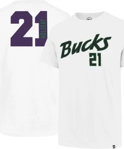 '47 ‘47 Men's Milwaukee Bucks Jrue Holiday #21 White T-Shirt