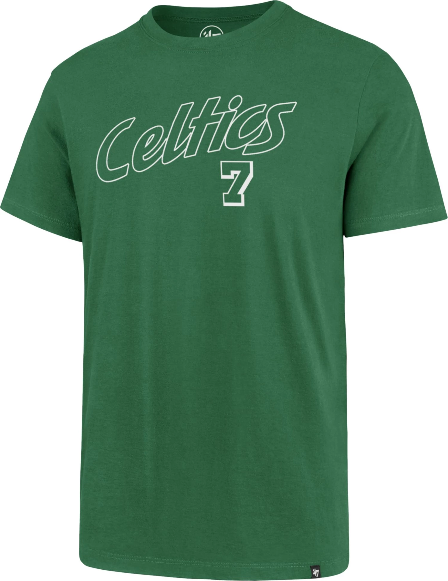 '47 ‘47 Men's Boston Celtics Jaylen Brown #7 Green T-Shirt 4 '47 ‘47 Men's Boston Celtics Jaylen Brown #7 Green T-Shirt - Image 2
