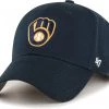 '47 Youth Milwaukee Brewers Navy Basic MVP Adjustable Hat For Girls' -'47 Sales 2022 unnamed file 1831