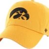 '47 ‘47 Men's Iowa Hawkeyes Gold Clean Up Adjustable Hat -'47 Sales 2022 unnamed file 1839