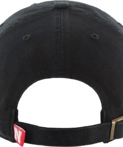 '47 ‘47 Men's Nebraska Cornhuskers Black Clean Up Adjustable Hat -'47 Sales 2022 unnamed file 1842