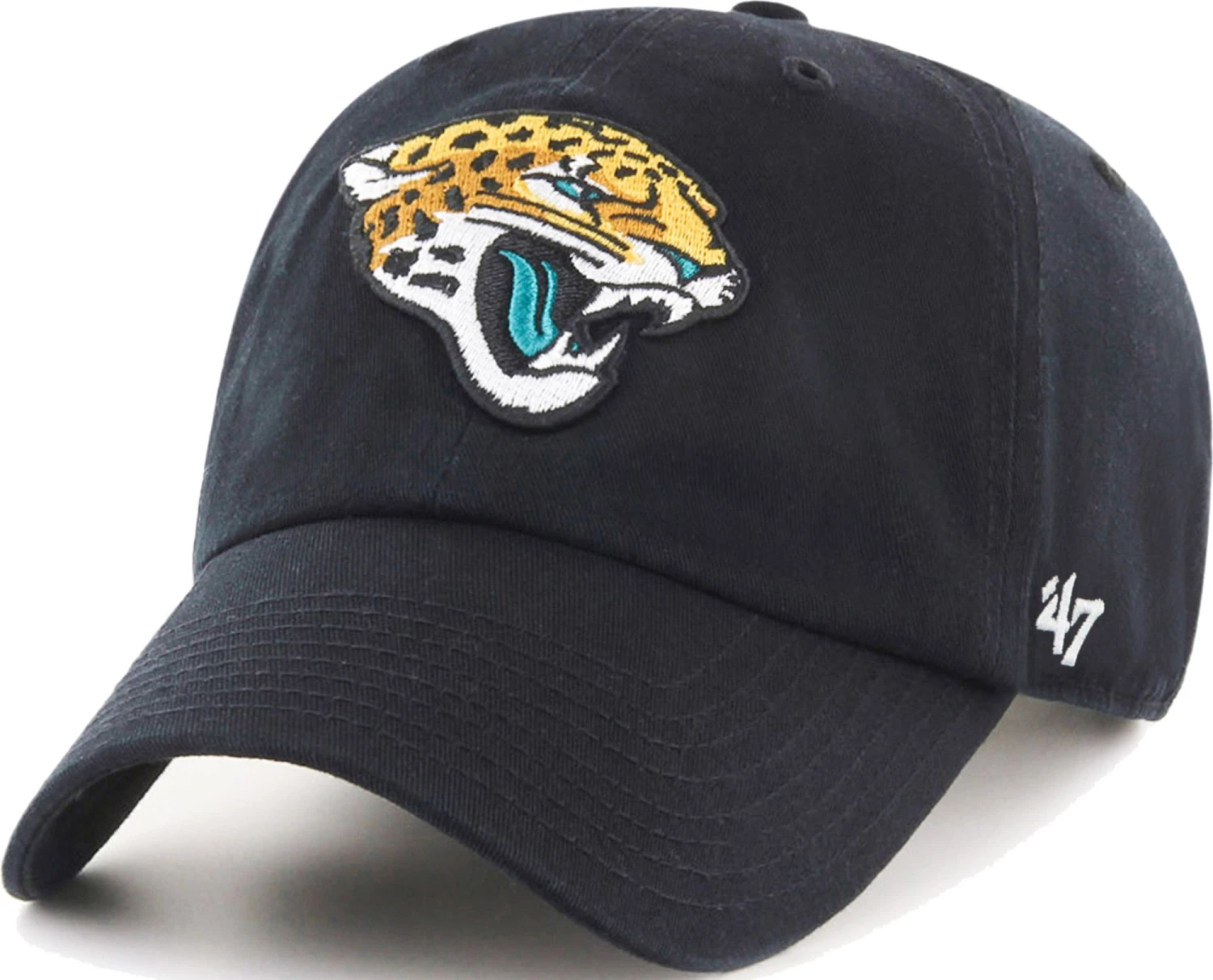 '47 Men's Jacksonville Jaguars Black Clean Up Adjustable Hat 3 '47 Men's Jacksonville Jaguars Black Clean Up Adjustable Hat