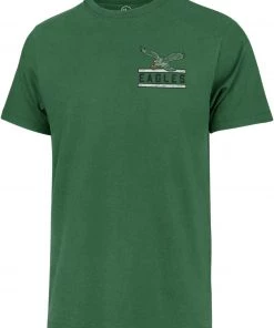 '47 Men's Philadelphia Eagles Open Field Franklin Green T-Shirt