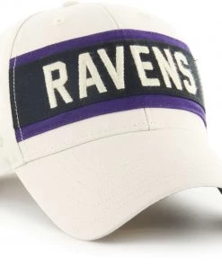 '47 Men's Baltimore Ravens Crossroad MVP White Adjustable Hat -'47 Sales 2022 unnamed file 1890