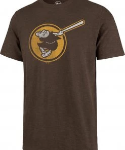 '47 Men's San Diego Padres Brown Grit Scrum T-Shirt