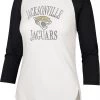 '47 Women's Jacksonville Jaguars White Long Sleeve Raglan T-Shirt