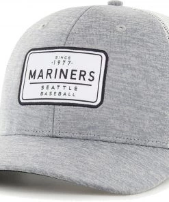 '47 Men's Seattle Mariners Gray Harrington Adjustable Trucker Hat