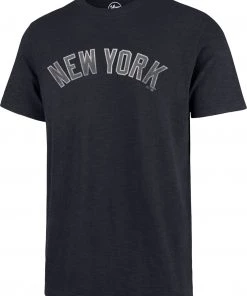 '47 Men's New York Yankees Navy Wordmark Scrum T-Shirt