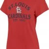 '47 Women's St. Louis Cardinals Red Fade Frankie T-Shirt