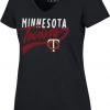 '47 Women's Minnesota Twins Navy Glitter Rival V-Neck T-Shirt -'47 Sales 2022 unnamed file 1940