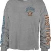 '47 Women's Houston Astros Gray Parkway Long Sleeve T-Shirt -'47 Sales 2022 unnamed file 1942