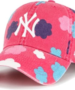 '47 Youth New York Yankees Pink Cleanup Adjustable Hat For Boys'