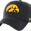 '47 ‘47 Men's Iowa Hawkeyes Black Clean Up Adjustable Hat -'47 Sales 2022 unnamed file 1965