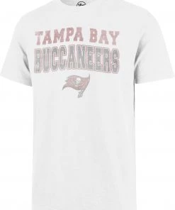 '47 Men's Tampa Bay Buccaneers Stadium Wave White T-Shirt