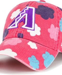 '47 Youth Arizona Diamondbacks Pink Clean Up Adjustable Hat For Girls'