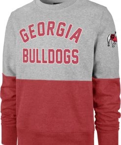 '47 ‘47 Men's Georgia Bulldogs Gold Gibson Crew Pullover Sweatshirt