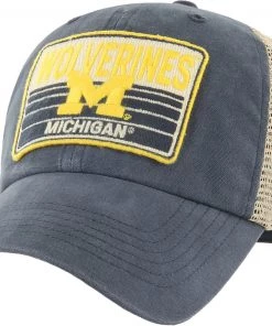 '47 ‘47 Men's Michigan Wolverines Blue Clean Up Adjustable Hat