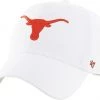 '47 ‘47 Men's Texas Longhorns White Clean Up Adjustable Hat -'47 Sales 2022 unnamed file 2028