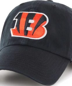 '47 Men's Cincinnati Bengals Black Clean Up Adjustable Hat