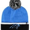 '47 ‘47 Men's Carolina Panthers Baraka Blue Cuffed Pom Knit -'47 Sales 2022 unnamed file 2037