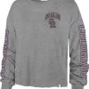 '47 Women's Colorado Rockies Gray Parkway Long Sleeve T-Shirt