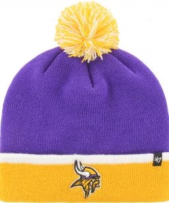'47 ‘47 Men's Minnesota Vikings Baraka Purple Cuffed Pom Knit