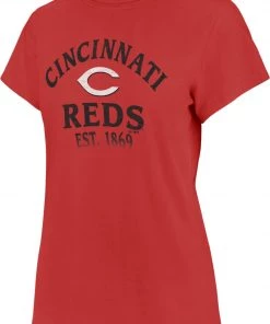'47 Women's Cincinnati Reds Red Fade Frankie T-Shirt