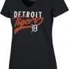 '47 Women's Detroit Tigers Navy Glitter Rival V-Neck T-Shirt -'47 Sales 2022 unnamed file 2067