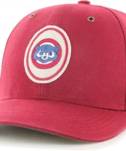 '47 Men's Chicago Cubs Red Backtrack Adjustable Hat