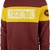 '47 Men's Washington Football Team Maroon Interstate Crew Sweatshirt -'47 Sales 2022 unnamed file 2085