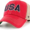 '47 ‘47 Men's OHT Red Trawler Clean Up Adjustable Hat -'47 Sales 2022 unnamed file 2093