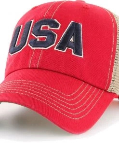 '47 ‘47 Men's OHT Red Trawler Clean Up Adjustable Hat