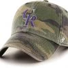 '47 ‘47 Men's Colorado Rockies Camo Clean Up Adjustable Hat -'47 Sales 2022 unnamed file 2096