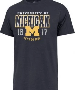 '47 ‘47 Men's Michigan Wolverines Blue T-Shirt