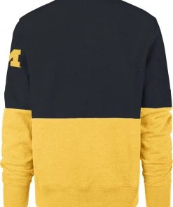 '47 Men's Michigan Wolverines Blue Pullover Crewneck Sweater -'47 Sales 2022 unnamed file 2127