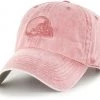 '47 Women's Cleveland Browns Pink Adjustable Clean Up Hat