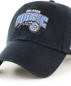 '47 Men's Orlando Magic Black Clean Up Adjustable Hat