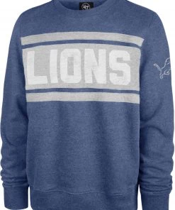 '47 Men's Detroit Lions Tribeca Blue Crew